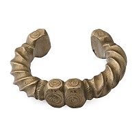 African Brass Manilla Slave Bracelet