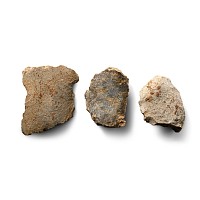 Stone Age Neanderthal Knapped Quartzite Scraper Group