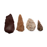 Stone Age Tenerean Knife and Arrowhead Collection