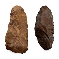 Stone Age Tenerean Knapped Flint Knife Group
