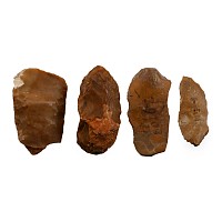 Stone Age Knapped Scraper Collection