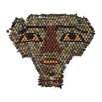 Egyptian Faience Beaded Mummy Mask