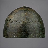 Highly Decorated Caucasian Bronze Helmet
