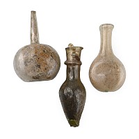 Roman Glass Bottle Collection