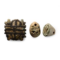 Egyptian Blue Glazed Amulet Collection
