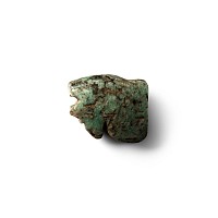 Egyptian Blue Stone Eye of Horus Amulet