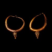 Roman Gold Earring Pair