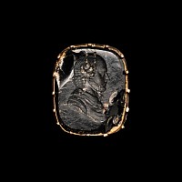 George III Gold Fob Seal Base with Portrait Intaglio