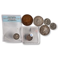 Australia. Windsor, George V-Elizabeth II AR & AE Group of Seven [7] Coins.