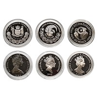 Group of Three [3] Commonwealth AR Commemorative Coins.