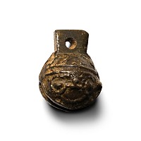 Medieval or Tudor Decorated Bronze Dress Bell