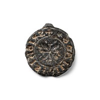 Medieval Lead 'JOHN SON OF ADAM' Personal Seal Matrix