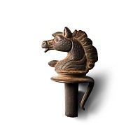 Post Medieval Bronze Horse Head Finial