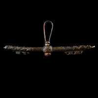 Medieval or Tudor Bronze Purse Bar