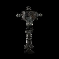 Large Anglo-Saxon Bronze Cruciform Brooch