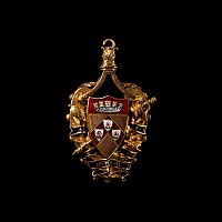 Masonic Enamelled Gold Heraldic Jewel