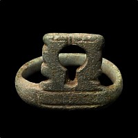 Roman Bronze Key Ring