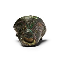 Roman Bronze Actor's Mask Mount