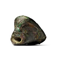 Roman Bronze Actor's Mask Mount