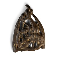 Anglo-Scandinavian Viking Bronze Urnes Openwork Mount