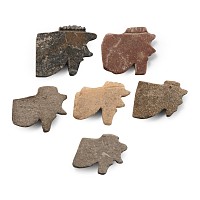 Egyptian Style Stone Wedjat Eye Amulet Collection