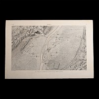 Very Large Egyptian Expedition Lithograph of Thebes