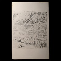 Very Large Egyptian Expedition Lithograph of Elephantine Island
