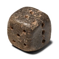 Large Roman Bone Gaming Dice