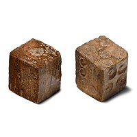 Roman Bone Dice Pair