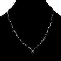 Roman Black Glass Bead Necklace String