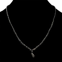 Roman Black Glass Bead Necklace String