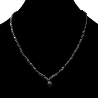 Roman Black Glass Bead Necklace String