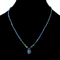 Achaemenid Blue Glass Bead Necklace String