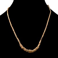 Roman Yellow Glass Bead Necklace String