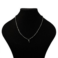 Roman Black Glass Bead Necklace String