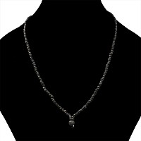 Roman Black Glass Bead Necklace String