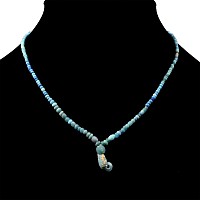 Achaemenid Blue Glass Bead Necklace String