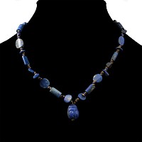 Lapis Lazuli  Bead Necklace String