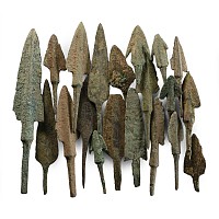 Greek and Luristan Bronze Arrowhead Collection