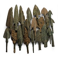 Greek and Luristan Bronze Arrowhead Collection