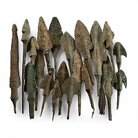 Greek and Luristan Bronze Arrowhead Collection