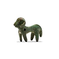 Luristan Bronze Ram Statuette