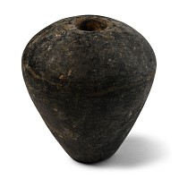 Mesopotamian Veined Mottled Grey Stone Macehead