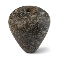 Mesopotamian Mottled Grey Stone Macehead