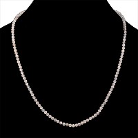 Chalcedony Bead Necklace