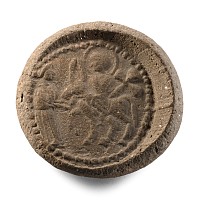 Christian 'First Passion, Entry into Jerusalem' Terracotta Pilgrim's Token