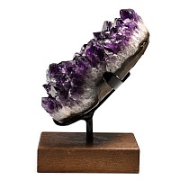 Mounted Amethyst Crystal Display