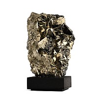 Polished Pyrite Crystal Display