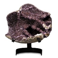 Amethyst Crystal Geode Display