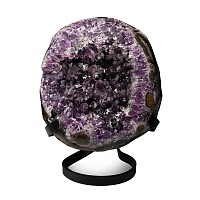 Mounted Amethyst Crystal Display